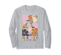 Bloom with Little Boo con Flores de Halloween, Fantasma y Calabaza para niñas Manga Larga