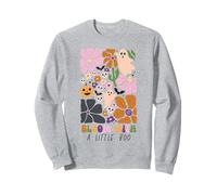Bloom with Little Boo con Flores de Halloween, Fantasma y Calabaza para niñas Sudadera