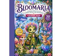 Bloomaria: A Magical Fantasy Coloring Book for Kids Ages 4-8 | Crystal Creatures, Floating Islands, Flowers, Dragons, and Enchanting Adventures