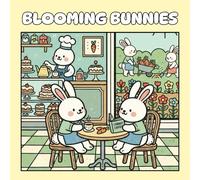 Blooming Bunnies Spring Colouring Book (Cute Bunny Colouring Book)