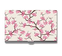 Blooming Cherry Blossom - Estuche organizador de bolsillo profesional para tarjetas de negocios, para hombres y mujeres, Estilo:, Talla única, MHXYZHW