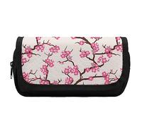 Blooming Cherry Blossom - Estuche para lápices, organizador de maquillaje de viaje, bolsa de almacenamiento para hombres y mujeres, Estilo:, Talla única, MHXYZHW