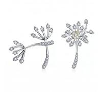 Blooming Dandelion amor exquisitos pendientes de tachuelas para joyas para mujeres