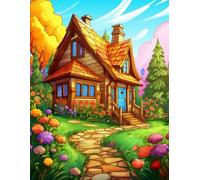 Blooming Dreams - 500 pages talking about gardens houses and flowers coloring book for kids and adults.: Reconnect with creativity through nature-inspired art.