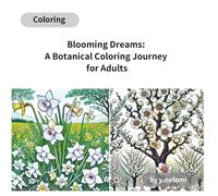 Blooming Dreams: A Botanical Coloring Journey for Adults (y.natomi paperbook)