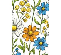 Blooming Dreams: A Floral Inspiration Notebook: 110 Pages of Bright Flower Art for Journaling & Creative Projects