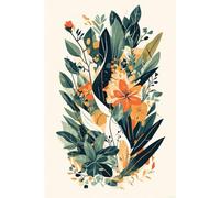 Blooming Flowers Notebook - Artistic Lined Journal: Perfect for Journaling, School, or Gifts | Vibrant Floral Composition Cover | 6x9 Inches | 120 Pages