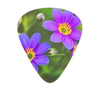 Blooming Flowers - Púa de guitarra excepcional, impresión completa de un solo lado, púa de material ABS, grosor diverso para una experiencia musical variada, ideal para guitarras y ukeleles, púa de