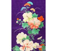 Blooming in the Dusk: Japanese Textile Pattern Lined Journal for Writing and Everyday Notes