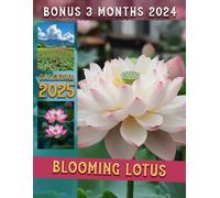Blooming Lotus Calendar 2025: Enjoy Over a Year of Serene Lotus Imagery, Designed for Mindful Organization in a Large Format