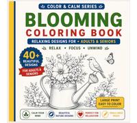 BLOOMING PAGES: An Adult Coloring Book of Beautiful Botanical Gardens and Flowers (COLOR & CALM SERIES)