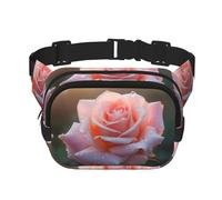 Blooming Roses - Riñonera de moda estampada unisex, bolsa de mensajero de moda para viajes