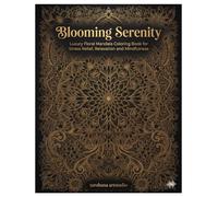 Blooming Serenity: Luxury Floral Mandala Coloring Book for Stress Relief and Mindfulness