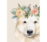 Blooming Soul Notebook - Polar Bear Edition: A Lined Journal for Women Who Embrace Strength and Softness