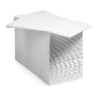 BloominGoods Servilletas de baño desechables | Toallas de invitados de un solo uso con sensación de lino | Papel de seda de mano similar a la tela, color blanco (extra ligero, paquete de 1200)