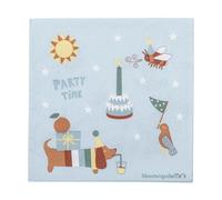 Bloomingville 20 Servilletas Charlie 33x33 cm Blue