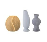Bloomingville 3 Jarrones Bloomingville gres Multi