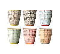 Bloomingville 6 Tazas Carla 9.5 cm set de 6 multi