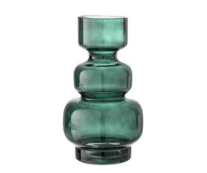 Bloomingville 82046214 Johnson Vaso Florero, Verde, 25 cm Altura