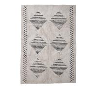 Bloomingville Alfombra Jegor estampada 140x200 cm natural