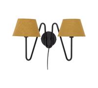 Bloomingville Aplique de pared Letty Negro