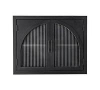 Bloomingville Armario de pared Lario 62x49x23 cm Pino negro
