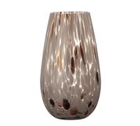 Bloomingville Artem 82057000 - Jarrón de Cristal (14,5 x 25 cm), Color marrón