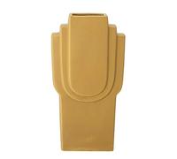 Bloomingville Ata 82050038 - Jarrón (gres, 16,5 x 30,5 x 7,5 cm), Color Amarillo