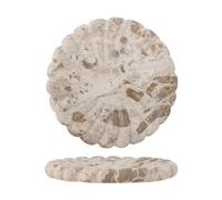 Bloomingville Bandeja de mármol Marlie Ø22.5 cm Natural