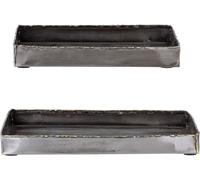 Bloomingville Bandejas de metal negro