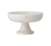 Bloomingville Bol de mármol con pie Eris Ø20.5 cm blanco