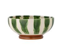 Bloomingville Bol para servir Shakti Ø26 cm Verde-blanco