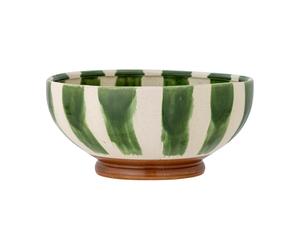 Bloomingville Bol para servir Shakti Ø26 cm Verde-blanco