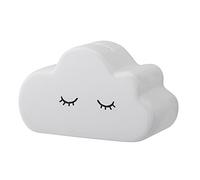 BLOOMINGVILLE Caja de Dinero Cloud - Alcancía Moneybox 15 x 9 x 9 cm, Blanco, Cerámica