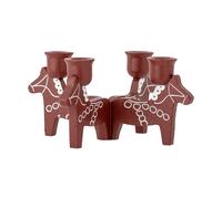 Bloomingville Candelabro de Adviento Siffer Rojo. 23 cm