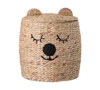 Bloomingville Cesta con tapa Dolma Ø42x50 cm Natur