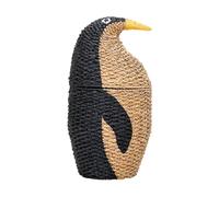 Bloomingville - Tazia Cesta w/Lid Bankuan Grass Black