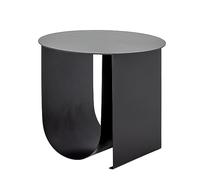 Bloomingville Cher - Mesa auxiliar de 43 cm de diámetro, diseño escandinavo, de metal, ligera y estable, versátil como mesa de sofá, mesita de noche o mesa de salón