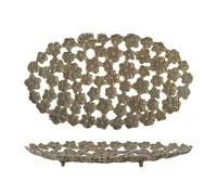 Bloomingville Creative Collection Micha - Bandeja (aluminio, 43,5 x 4,5 x 25 cm), color dorado