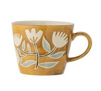 Bloomingville Creative Collection Tangier - Taza (cerámica, 9,5 x 8 cm, 255 ml), color naranja
