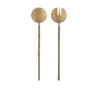Bloomingville Cubiertos para ensalada Gaith. 2 piezas Latón