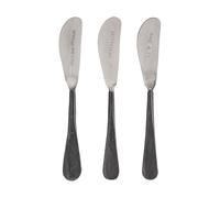 Bloomingville Cuchillo de untar Fabricio 3 piezas Acero inoxidable