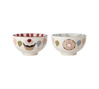 Bloomingville Cuenco Darby 55 cl. 2 piezas Rojo