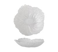 Bloomingville Cuenco de vidrio Iani Ø26 cm Blanco
