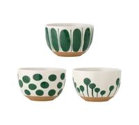 Bloomingville Cuenco Linora 58 cl 3 piezas Verde