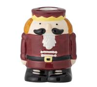 Bloomingville Portavelas Feast 9 cm Rojo