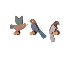 Bloomingville Gancho Lewi 3 piezas pájaros