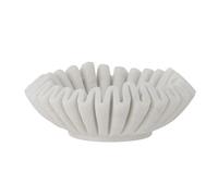 Bloomingville Harmonia - Cuenco de mármol blanco (17,5 x 6 cm), diseño elegante