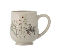 Bloomingville Hollie - Taza (cerámica, 9 x 11 cm, 400 ml), Color Verde