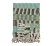 Bloomingville - Isnel Throw, Blue, Recicled Cotton (82059372)